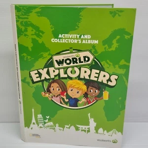 Woolworths World Explorers Activity CollectorAlbum Complete +90 Cards no sticker - Bild 1 von 6