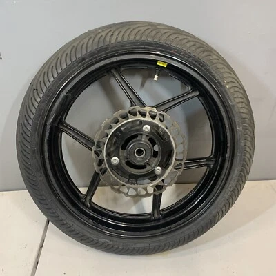 Kawasaki Ninja 250 r Ex 2008 2012 llanta trasera rotor cubo de neumático OEM negro Foto 1 de 4