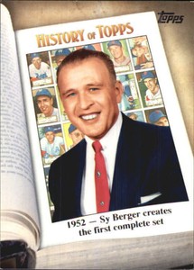 2011 Topps History of Topps #3 1952 Sy Berger Creates the First  C20092  - NM-MT