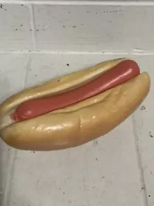 Play Food Life Size Vintage MTC Hot Dog Vintage 1987 - Picture 1 of 3