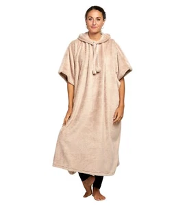 Damen warme Fleecy Kapuzen-Poncho-Mützen, Kaftan, Ankleid Einheitsgröße - Bild 1 von 27