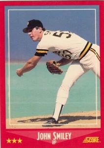 1988 Score #287 John Smiley -Pirates- Free Ship - Picture 1 of 2
