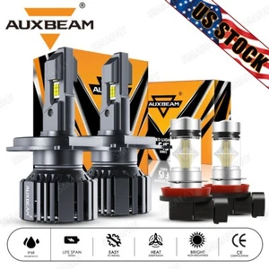 For Toyota Tundra 2014-2023 AUXBEAM Canbus Combo LED Headlights + Fog Light Bulb - Picture 1 of 12