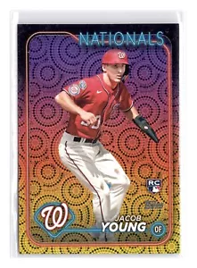 2024 Topps Series 2 Summer Holiday Parallel Rookie #397 Jacob Young (RC) - Picture 1 of 2