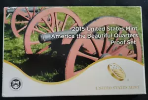 2015 US Mint America the Beautiful Quarters Proof Set - Picture 1 of 6