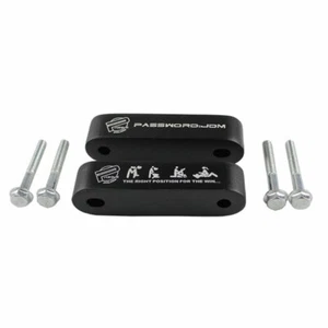 Anodized Black Hood Spacer Hood Riser 3/4" for Honda Civic CRX Del Sol Integra - Picture 1 of 3