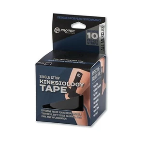 Pro-Tec Athletics Single Strip Kinesiology Tape 10 Strips/Roll - Picture 1 of 3