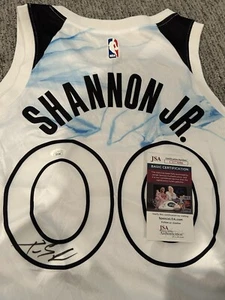 Terrence Shannon Jr Signed Minnesota Timberwolves City Edition Jersey JSA COA - Picture 1 of 4