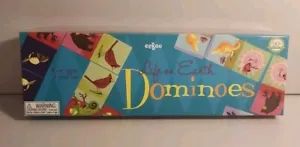 eeboo Life on Earth Kids Dominoes Game Toddler Learning Fun Complete - 28pc - Picture 1 of 3