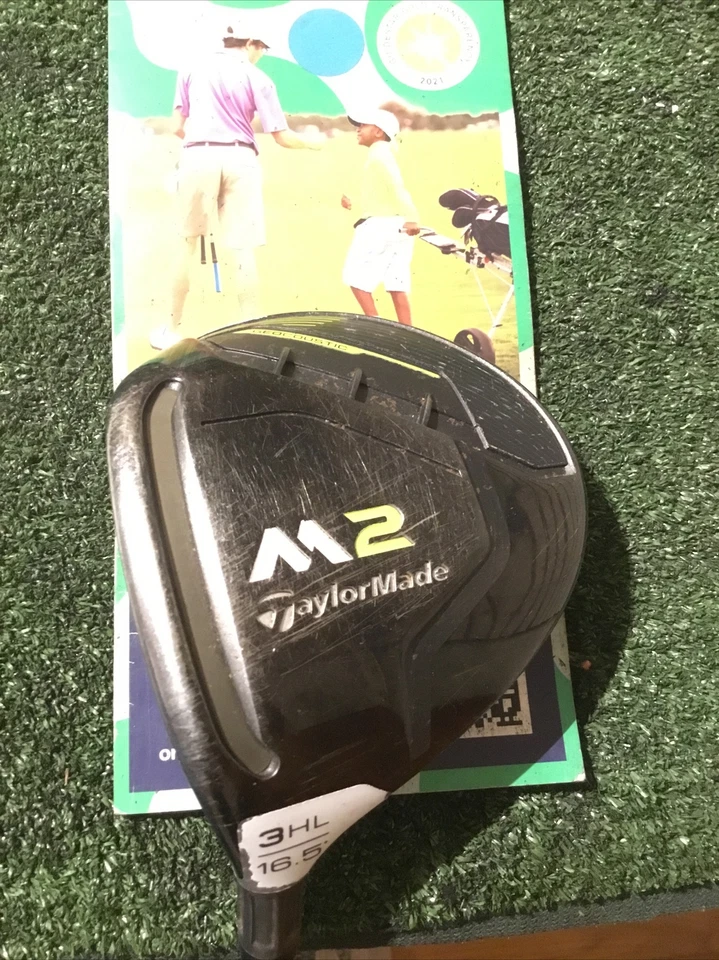 TaylorMade Left Handed 2017 Ladies M2 HL 16.5* 3 Wood Graphite REAX 45 - Image 1 of 4