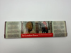 Vintage Matchbook Matches - LONDON TOWN - Unused - Picture 1 of 4