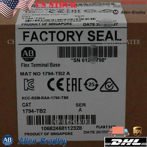1 PCS New Factory Sealed AB 1794-TB2 SER A Flex Terminal Base 1794TB2 In Stock - Picture 1 of 4
