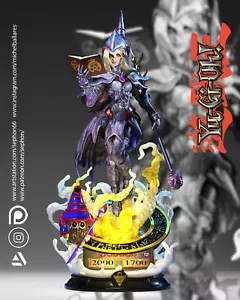Dark Magician Black Sculpture/3D Printed/Unpainted/Unassembled/GK/Creative Geek - Picture 1 of 8