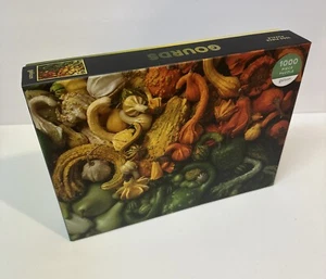 GOURDS Pumpkins Squash 1000 Piece Puzzle NEW Box GALISON Art By Julie Seabrook - Picture 1 of 5