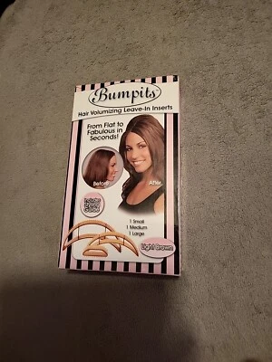 Juego de 3 insertos sin enjuague voluminizadores para cabello Bumpits, marrón claro Foto 1 de 3