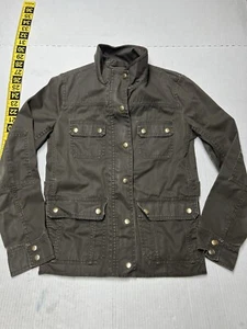 J. Crew Relaxed Boyfriend Feldjacke schwarz olivgrün Größe XS - Bild 1 von 10