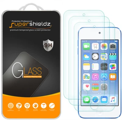 3X Supershieldz for Apple iPod Touch 6 6th Tempered Glass Screen Protector Saver - Image 1 of 4
