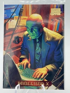 Scheda fumetto Professor X 1994 Fleer Marvel capolavori fratelli Hildebrandt #90 - Foto 1 di 2