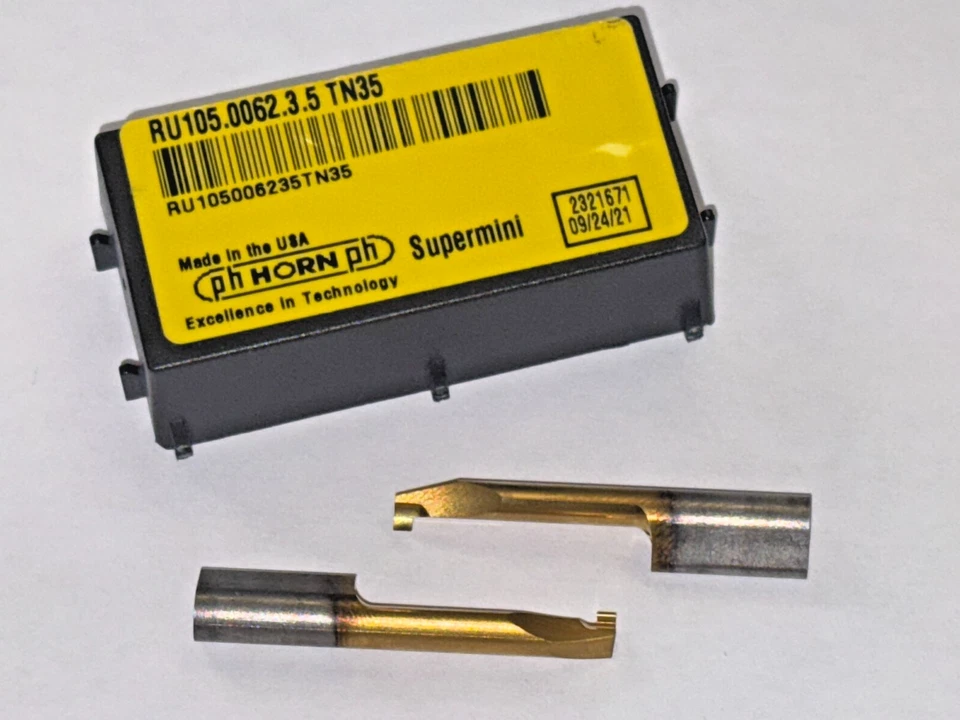 HORNO PH RU105.0062.3.5 TN35 MICRO BARRAS DE PERFORACIÓN DE CARBURO RANURADO INTERNO (2 PIEZAS) Foto 1 de 1