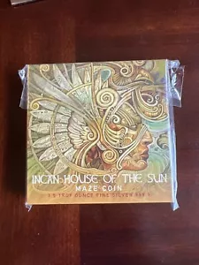 2022 Isole Salomone 1,5 oz Ag $4 Inca Casa del Sole Labirinto Pamp Spedizione Rapida - Foto 1 di 8