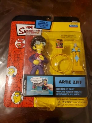 Boneco Playmates The Simpsons World of Springfield Artie Ziff Series 16 - Imagem 1 de 4