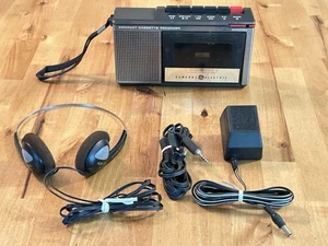 VTG GENERAL ELECTRIC GE COMPACT CASSETTE RECORDER PLAYER 3-5300A AC Plug WORKS - Picture 1 of 16