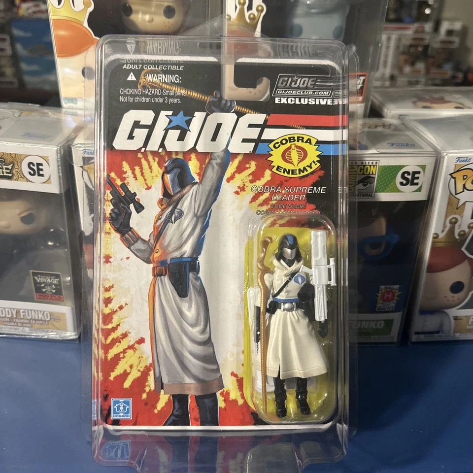 Hasbro G.I. Joe Club Exclusive Cobra Supreme Leader Cobra Commander New Sealed - Image 1 of 2