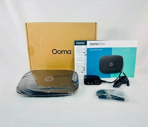 OOMA Telo104 VOIP Podstawa telefonu | Przewód zasilający W, przewód telefoniczny | Czarny | W Box - Zdjęcie 1 z 7