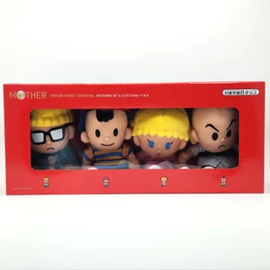 Set peluche Mother 2 EarthBound Ness Paula Jeff Poo in scatola negozio pop-up solo Giappone - Foto 1 di 4