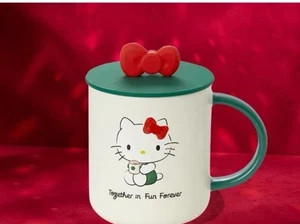 Taza de cerámica Starbucks × Hello Kitty 2025 Holiday 16 oz - Edición limitada - Imagen 1 de 3
