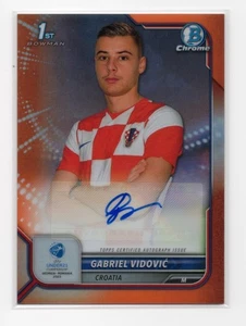 2023 Bowman Chrome UEFA Euro U21 - Gabriel Vidovic - Orange /75 Bowman 1st Auto - Picture 1 of 1