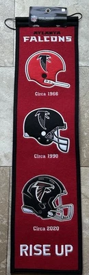 NWT Atlanta Falcons Evolutions Wool Banner Rise Up 32" - Image 1 of 2