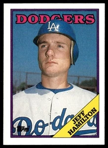 1988 Topps Jeff Hamilton Los Angeles Dodgers #62 - Picture 1 of 2
