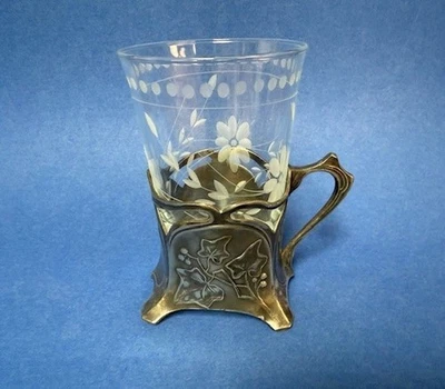 1  WMF #358 Silver-plate Art Nouveau Tea Glass / Toddy - image 1 of 3