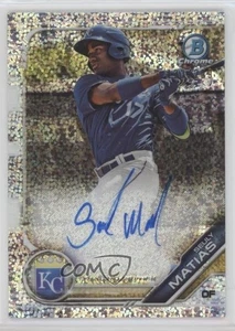2019 Bowman Chrome Prospect Speckle Refractor /299 Seuly Matias #CPA-SM Auto - Picture 1 of 4