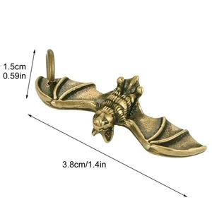 Brass Animals Animal Animals Bat Brass Chinese Decoration Home Decoration - Picture 1 of 12