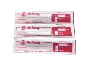 Lotto di 3 scaler falce a doppia estremità Hu-Friedy S204S - Foto 1 di 3