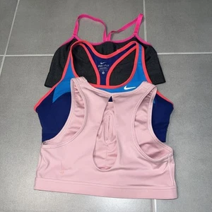 Lot of 3 Nike Sports Bras Women’s Size Medium - Picture 1 of 11