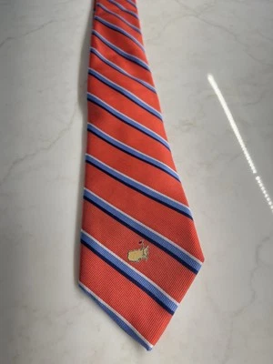 Corbata de seda italiana fina exclusiva Masters del Augusta National Golf Club Foto 1 de 3
