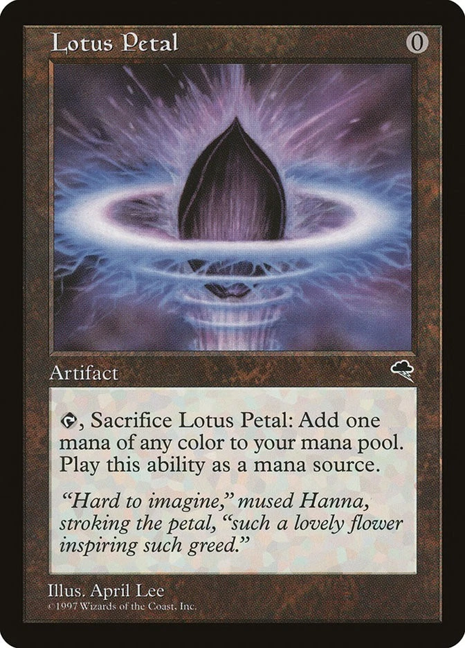 Lotus Petal MTG Tempest NM-MT Vintage - Image 1 of 1