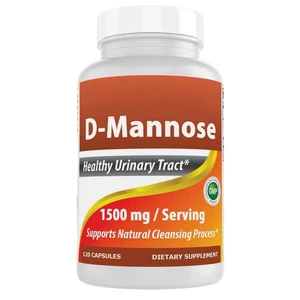 D-Manosa 1500 mg 120 Cápsulas - Imagen 1 de 12