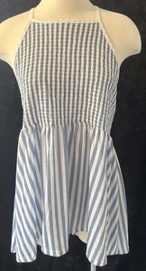 Mini Vestido Solero Mujer Tórrido Azul Claro Blanco Rayas Talla 1 Poliéster - Imagen 1 de 6