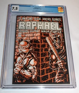 1985 RAPHAEL 1 CGC 7.5 Mirage Studios Teenage Mutant Ninja Turtles 1st Print KEY - Picture 1 of 10