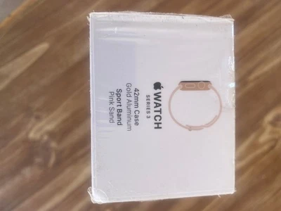 Apple Watch Series 3 42mm Aluminum GPS WiFi Bluetooth Rose Gold Pink Band - Image 1 of 4