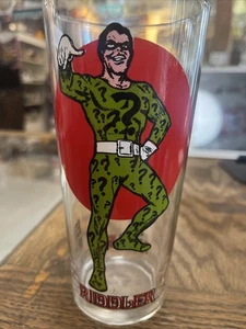 1976 Pepsi Super Series DC Comics Riddler Drinking Glass Batman - Bild 1 von 3