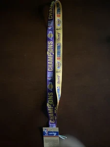 Los Angeles Lakers NBA 2020 NBA Finals Champions Lanyard Keychain - Picture 1 of 4