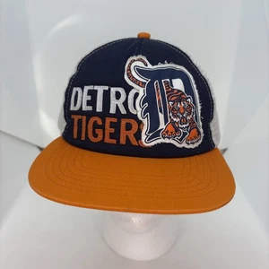 American Needle Detroit Tigers Cooperstown Collection Snap Back Trucker Hat - Picture 1 of 9
