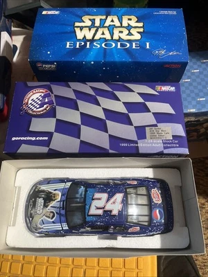Jeff Gordon 1999 #24 Star Wars Monte Carlo 1:24 LTD Ed Action NASCAR Die Cast - Image 1 of 4