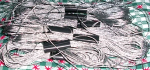 12 Skeins 12 Strand Silver Metallic Needlework Thread - Picture 1 of 2