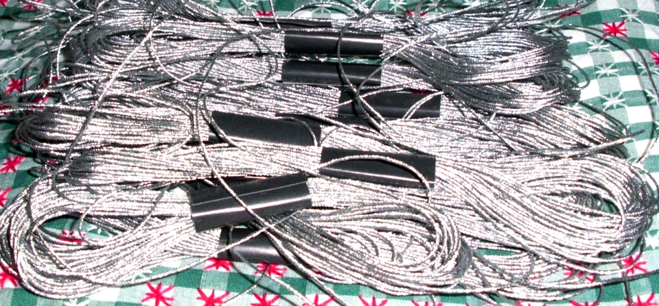 12 Skeins 12 Strand Silver Metallic Needlework Thread - Image 1 of 2
